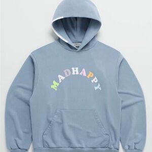 Madhappy Pastel Logo Blue Hoodie and sweatpants